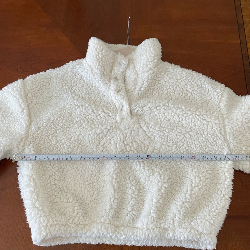 PacSun Cream Fleece Sweatshirt - Picture 7 of 12